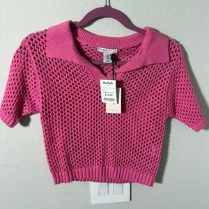 Sincerely Jules Pink Short Sleeve Top from marshalls. NWT. Size medium.